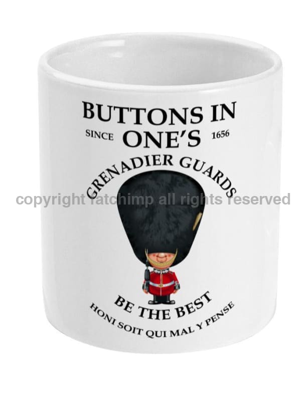 Grenadier Guards Buttons in Ones Ceramic Mug