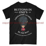 Grenadier Guards Buttons In One's Military Printed T-Shirt