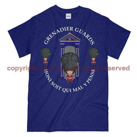 Grenadier Guards On Sentry Military Printed T-Shirt