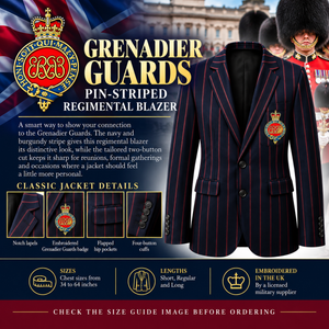 Grenadier Guards Pin Stripped Regimental Blazer