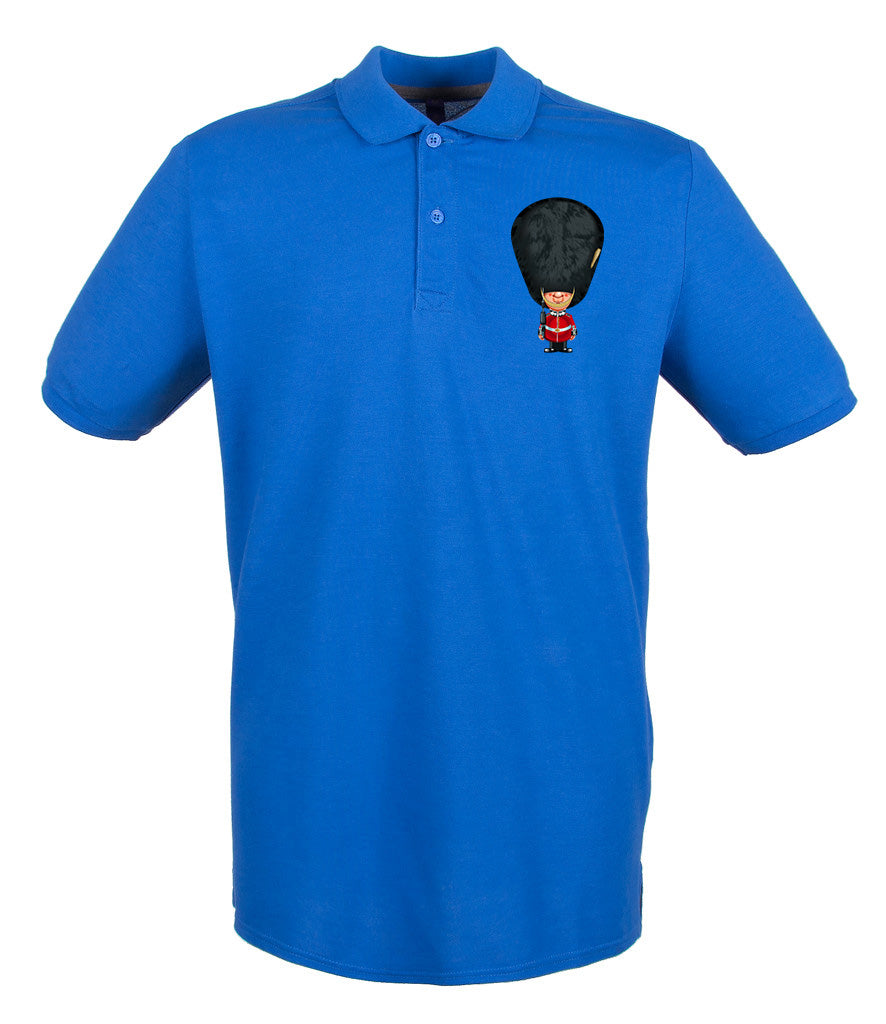 Grenadier Guards On Parade Embroidered Pique Polo Shirt