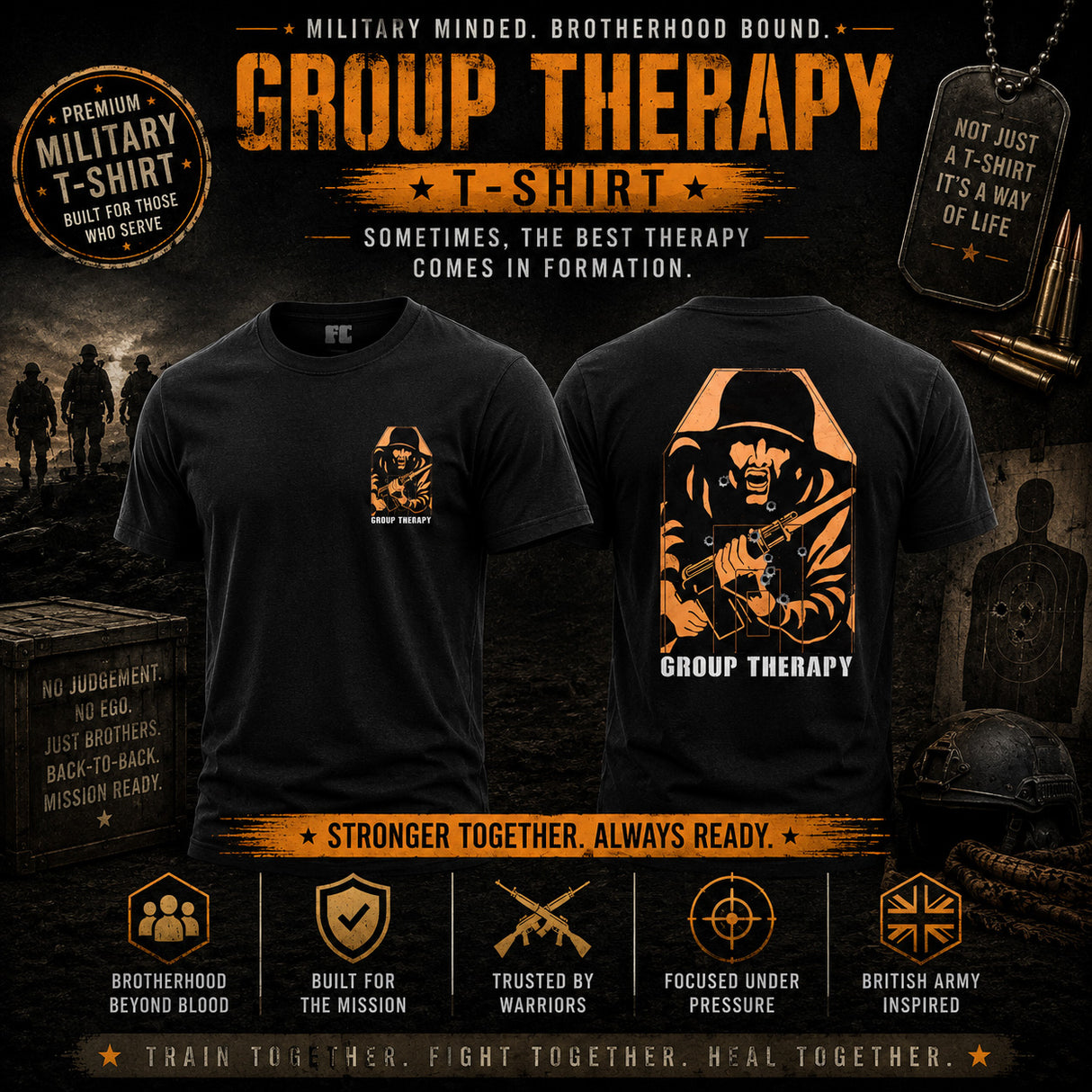 Fig 11 Group Therapy Double Print T-Shirt