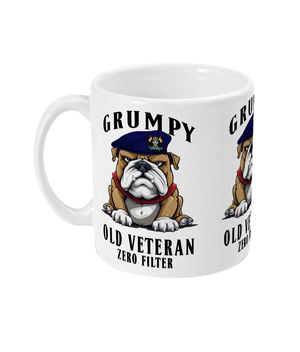 Grumpy Old 9th-12th Royal Lancers Veteran Ceramic Mug