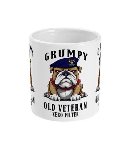 Grumpy Old 9th-12th Royal Lancers Veteran Ceramic Mug