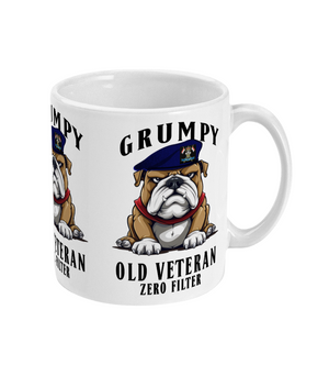Grumpy Old 9th-12th Royal Lancers Veteran Ceramic Mug