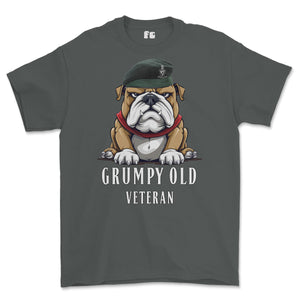 Grumpy Old Queens Royal Hussars Veteran Printed T-Shirt
