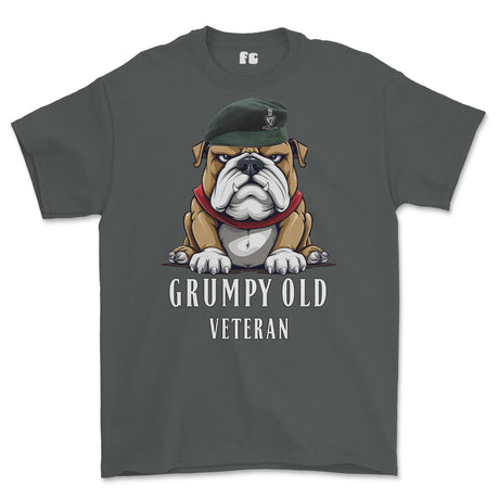 Grumpy Old Queens Royal Hussars Veteran Printed T-Shirt