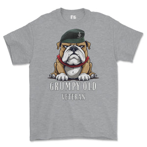 Grumpy Old Queens Royal Hussars Veteran Printed T-Shirt