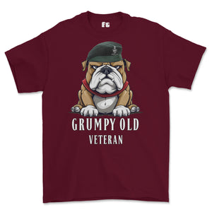 Grumpy Old Queens Royal Hussars Veteran Printed T-Shirt