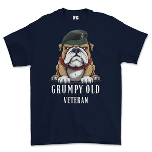 Grumpy Old Queens Royal Hussars Veteran Printed T-Shirt