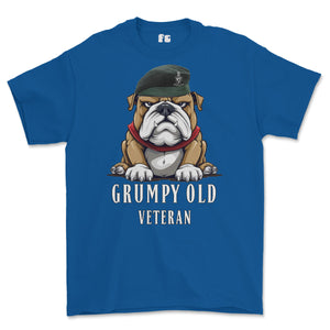 Grumpy Old Queens Royal Hussars Veteran Printed T-Shirt