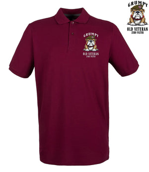 Grumpy Old British Veteran Polo Shirt