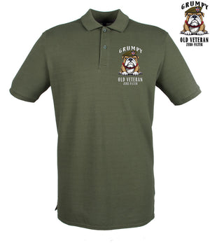 Grumpy Old British Veteran Polo Shirt