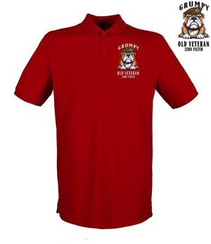 Grumpy Old British Veteran Polo Shirt