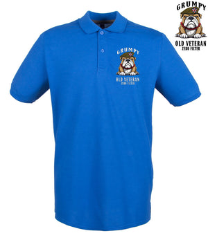 Grumpy Old British Veteran Polo Shirt