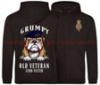 Grumpy Old Blues And Royals Veteran Double Side Printed Hoodie