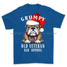 Grumpy Old British Veteran Christmas Printed T-Shirt