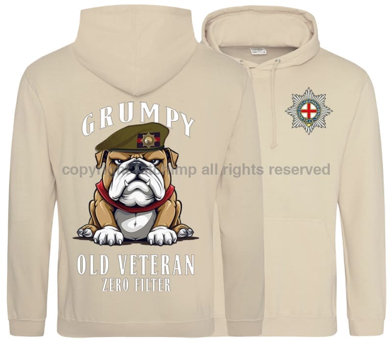 Grumpy Old Coldstream Guards Veteran Double Side Printed Hoodie