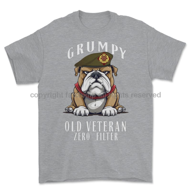 Grumpy Old Duke of Lancaster's Regiment Veteran Printed T-Shirt