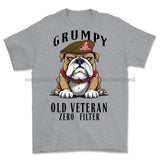 Grumpy Old Duke Of Wellington's Regiment Veteran Printed T-Shirt