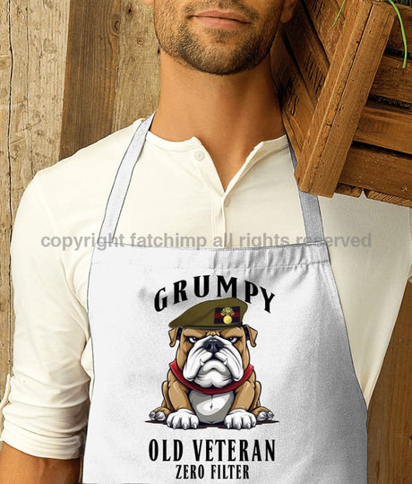 Grumpy Old Grenadier Guards Veteran Printed Cotton Unisex Apron