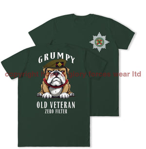 Grumpy Old Irish Guards Veteran Double Print T-Shirt