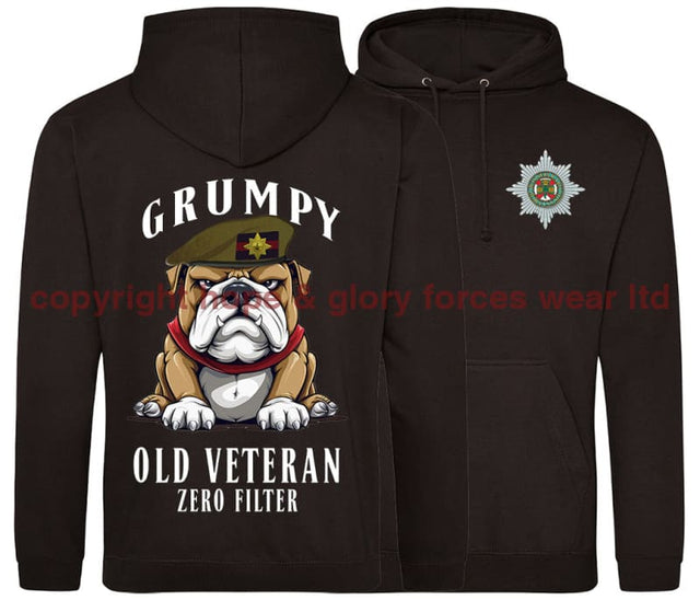 Grumpy Old Irish Guards Veteran Double Side Printed Hoodie