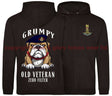 Grumpy Old Life Guards Veteran Double Side Printed Hoodie