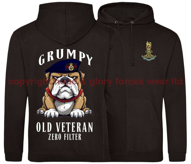 Grumpy Old Life Guards Veteran Double Side Printed Hoodie
