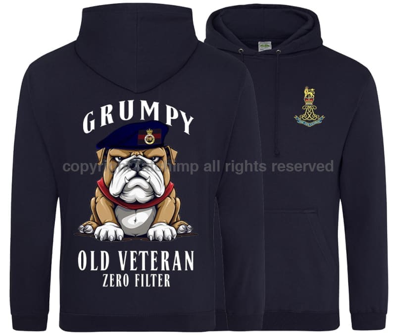 Grumpy Old Life Guards Veteran Double Side Printed Hoodie
