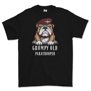 Grumpy Old PARATROOPER Veteran Printed T-Shirt