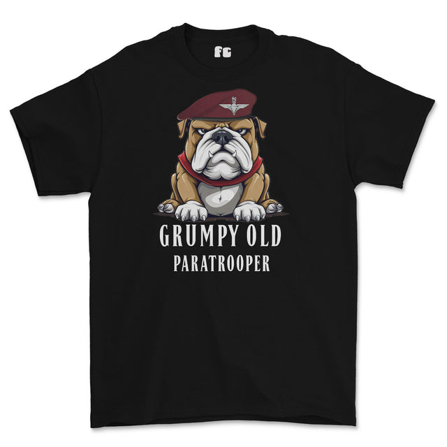 Grumpy Old PARATROOPER Veteran Printed T-Shirt