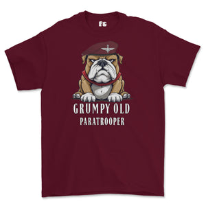 Grumpy Old PARATROOPER Veteran Printed T-Shirt