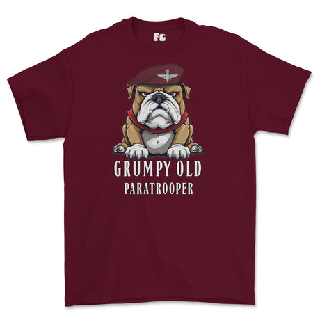 Grumpy Old PARATROOPER Veteran Printed T-Shirt