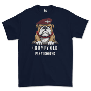 Grumpy Old PARATROOPER Veteran Printed T-Shirt