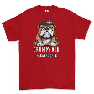 Grumpy Old PARATROOPER Veteran Printed T-Shirt