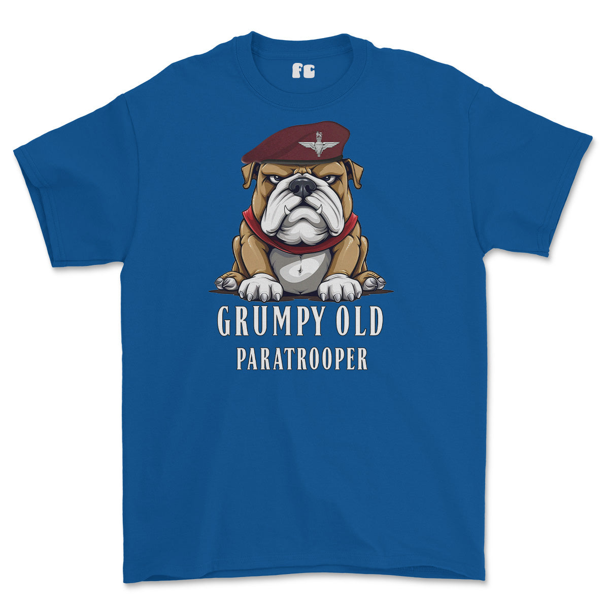 Grumpy Old PARATROOPER Veteran Printed T-Shirt