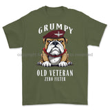 Grumpy Old PARA Veteran Printed T-Shirt