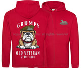 Grumpy Old POW Own Regiment of Yorkshire Veteran Double Side Printed Hoodie