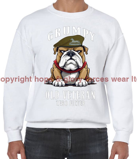 Grumpy Old POW Own Regiment of Yorkshire Veteran Front Printed Sweater