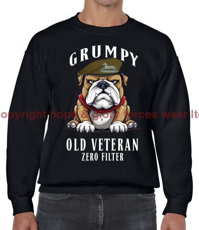 Grumpy Old POW Own Regiment of Yorkshire Veteran Front Printed Sweater