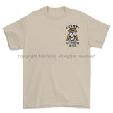 Grumpy Old POW Own Regiment of Yorkshire Veteran Left Chest Printed T-Shirt