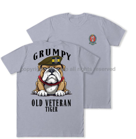 Grumpy Old PWRR Veteran Tiger Double Print T-Shirt