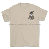 Grumpy Old RAF Veteran Left Chest Printed T-Shirt