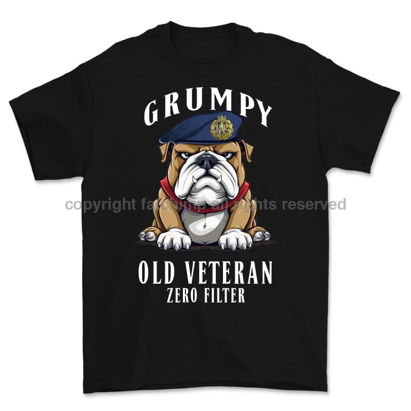 Grumpy Old RAF Veteran Printed T-Shirt