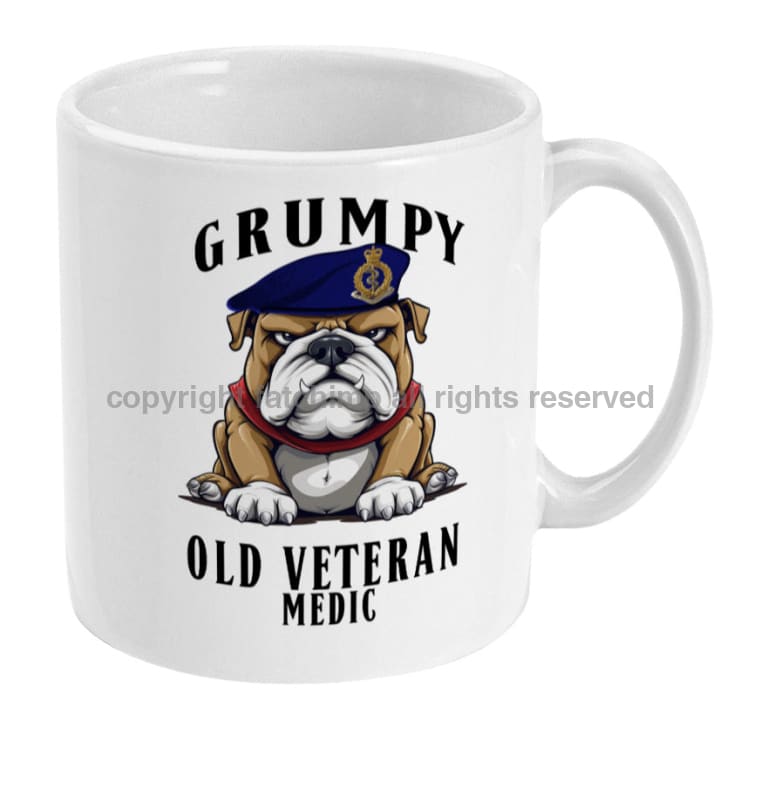 Grumpy Old RAMC Veteran Medic Ceramic Mug