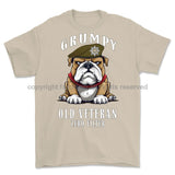 Grumpy Old Royal Anglian Veteran Printed T-Shirt Small 34/36’ / Sand