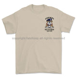 Grumpy Old Royal Armoured Corps Veteran Left Chest Printed T-Shirt
