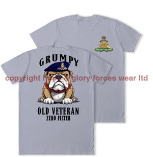 Grumpy Old Royal Artillery Veteran Double Print T-Shirt