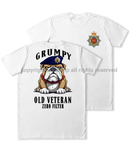 Grumpy Old Royal Corps Of Transport Veteran Double Print T-Shirt